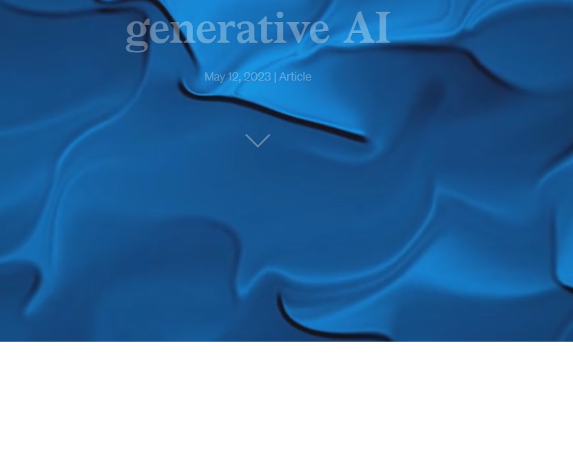 What every CEO should know about generative AI